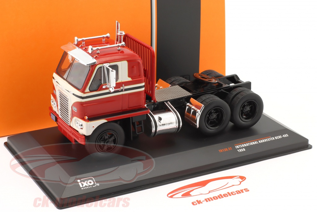 Miniature IXO 1/43 - Camion International Harvester DCOF-405 1959 Rouge TR130