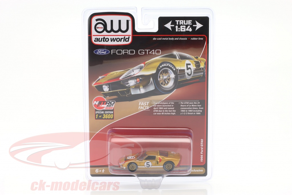 1966 FORD GT40 MKII Diecast 1:32 Scale 5 Le Mans 24 Race Car Toy (SET OF THREE) $49.95