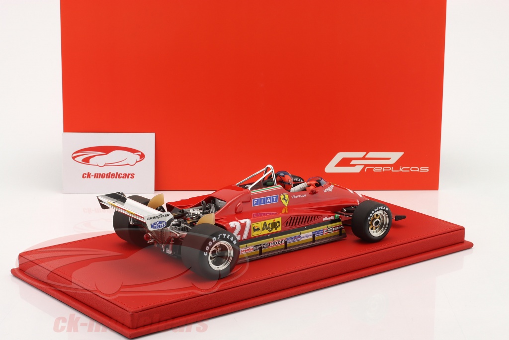 Ferrari 126C2 #27 Gilles Villeneuve - GP De Belgique 1982 - Modèle Diecast 1:18 - Model Car Group