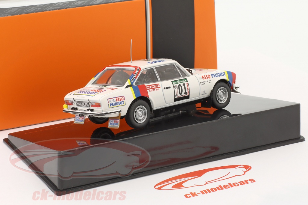 IXO 1/43 Peugeot 504 Coupé V6 – Rallye Côte D'Ivoire 1978 – Collection, Modèle Neuf