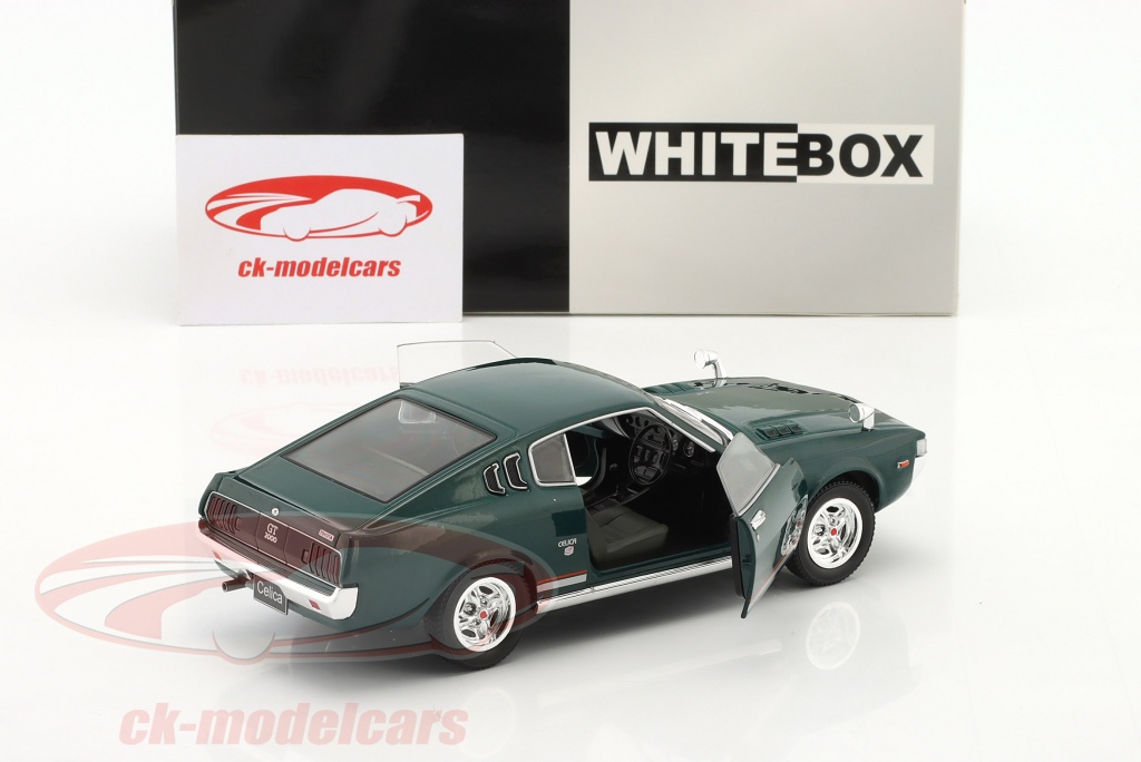 WhiteBox 1:24 Toyota Celica LB 2000 GT RHD 濃い緑色 メタリック WB124142-O モデル 車 ...