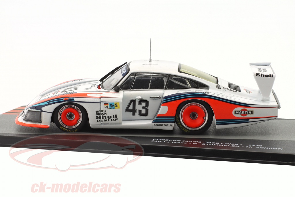 Altaya 1:43 Porsche 935/78 Moby Dick #43 8th 24h LeMans 1978
