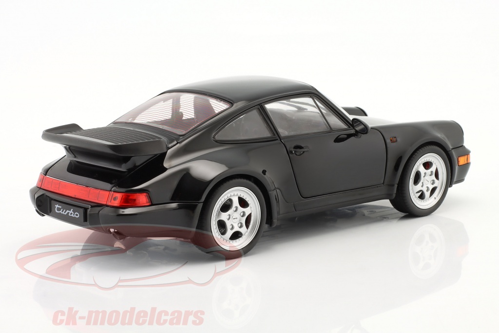 Welly 1:18 Porsche 911 (Typ 964) Turbo black 18026W model car 