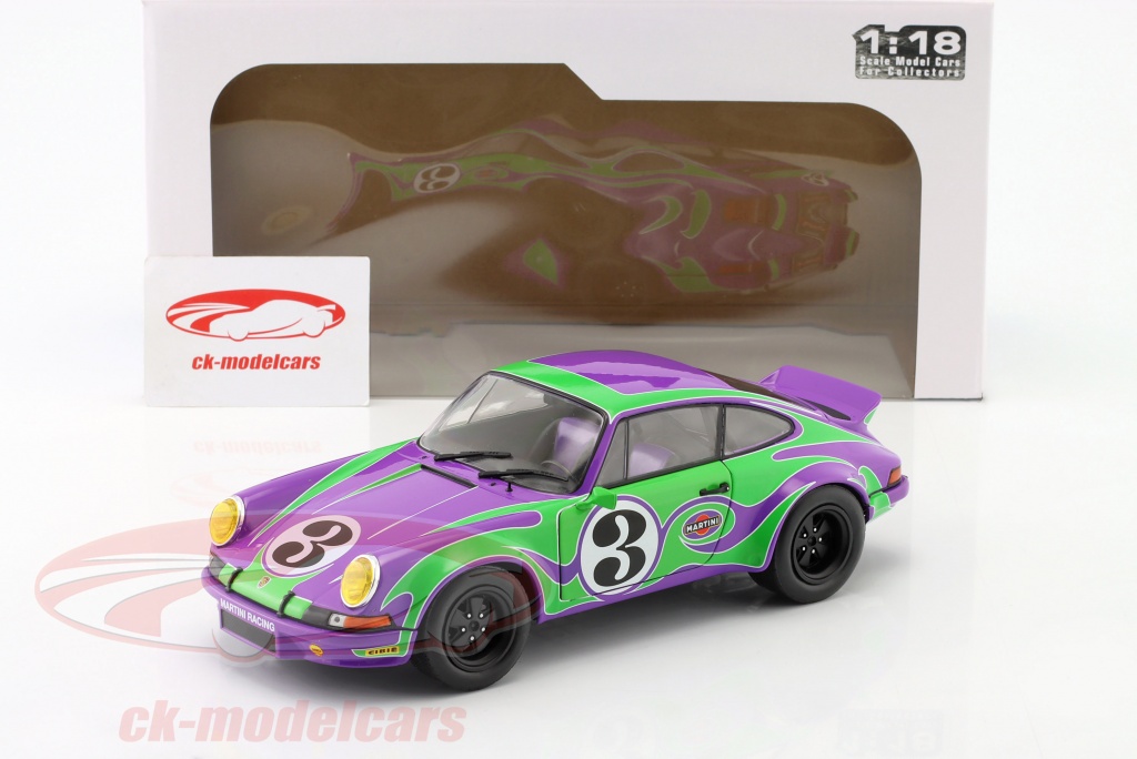 SOLIDO 1801117 PORSCHE 911 RSR HIPPY TRIBUTE - 1973 1/18