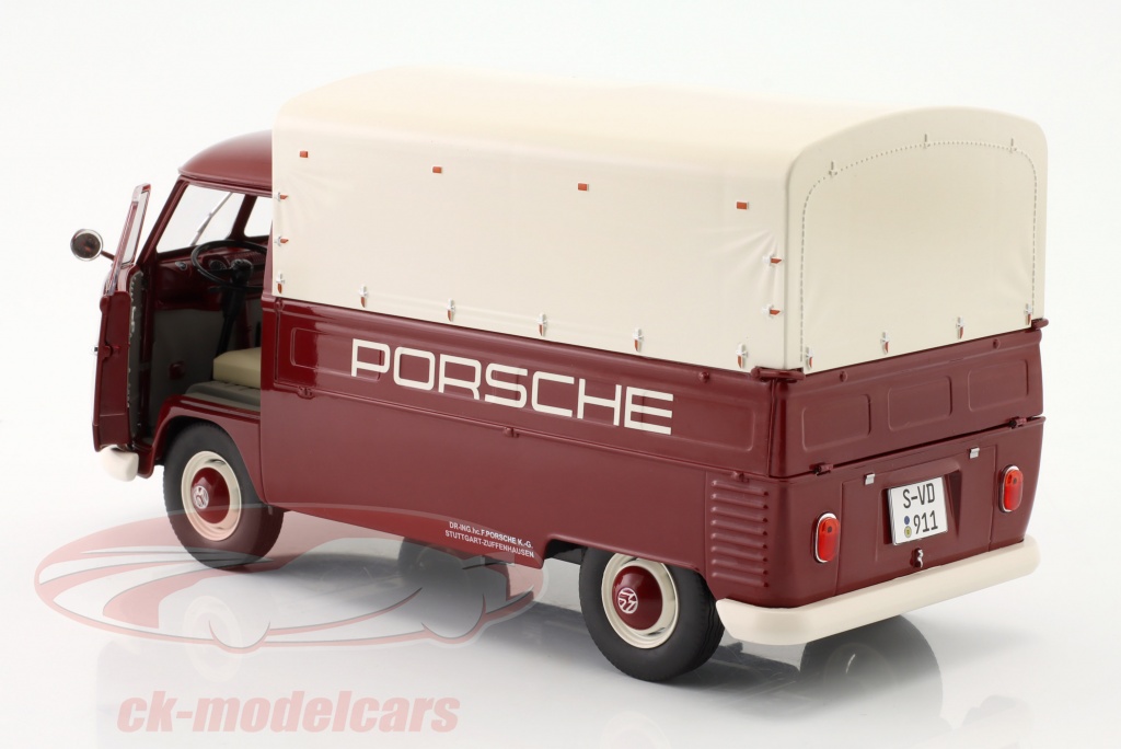 Solide Volkswagen T1 Pick Up Orange Blanc 1950 1/18 S1806701 Solide Volkswagen T1 Pick Up Orange Blanc 1950 1/18 S1806701