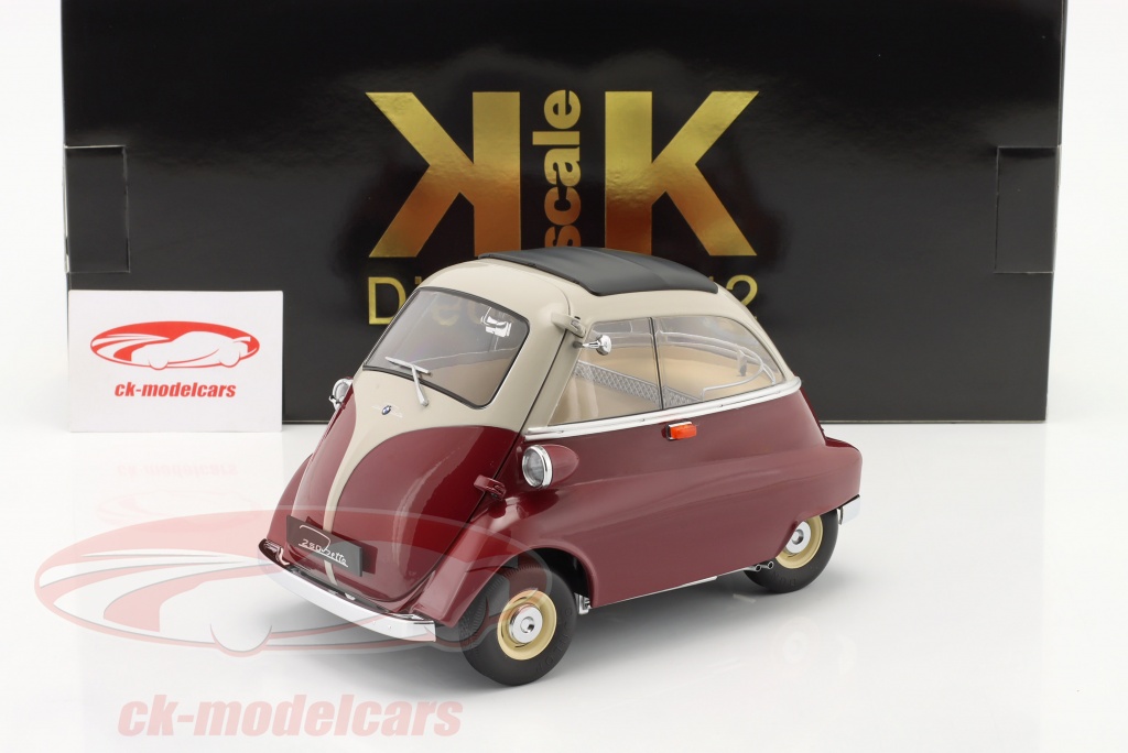 DE- KK Scale BMW 250 ISETTA 1959 CREME/YELLOW 1:12