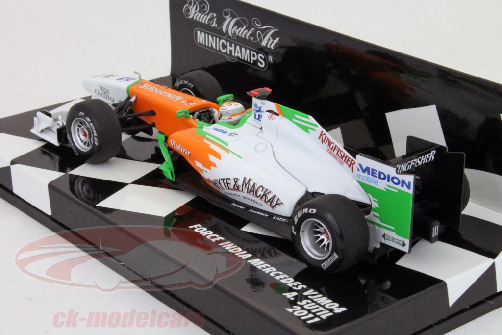 Minichamps 1/43 Force India VJM04 P. de Resta - 2011 - 410110015 - SIGNED | Acquisti Online su
