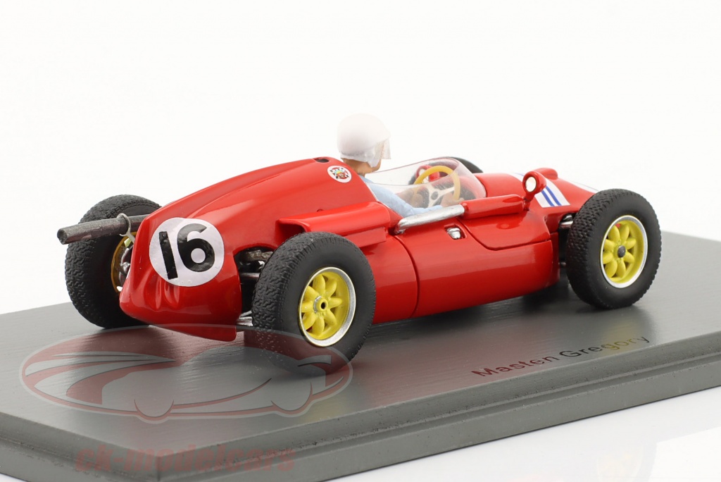 Spark 1:43 Masten Gregory Cooper T51 #16 大不列颠GP 公式1 1960