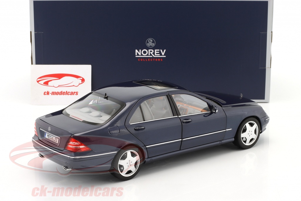 Mercedes - Benz CL 600 Coupé 1997 Bleu Métallique 1/18 Norev 183448