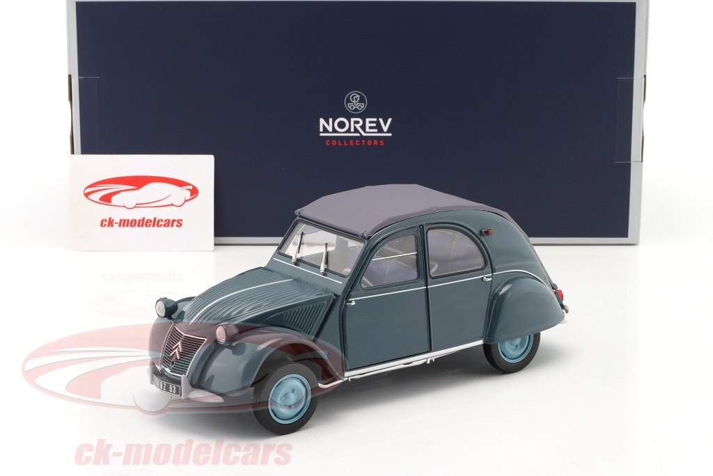 Norev 1/18 Citroën 2CV Fourgonnette Miko – Glacier Poët, Verte Et Crème