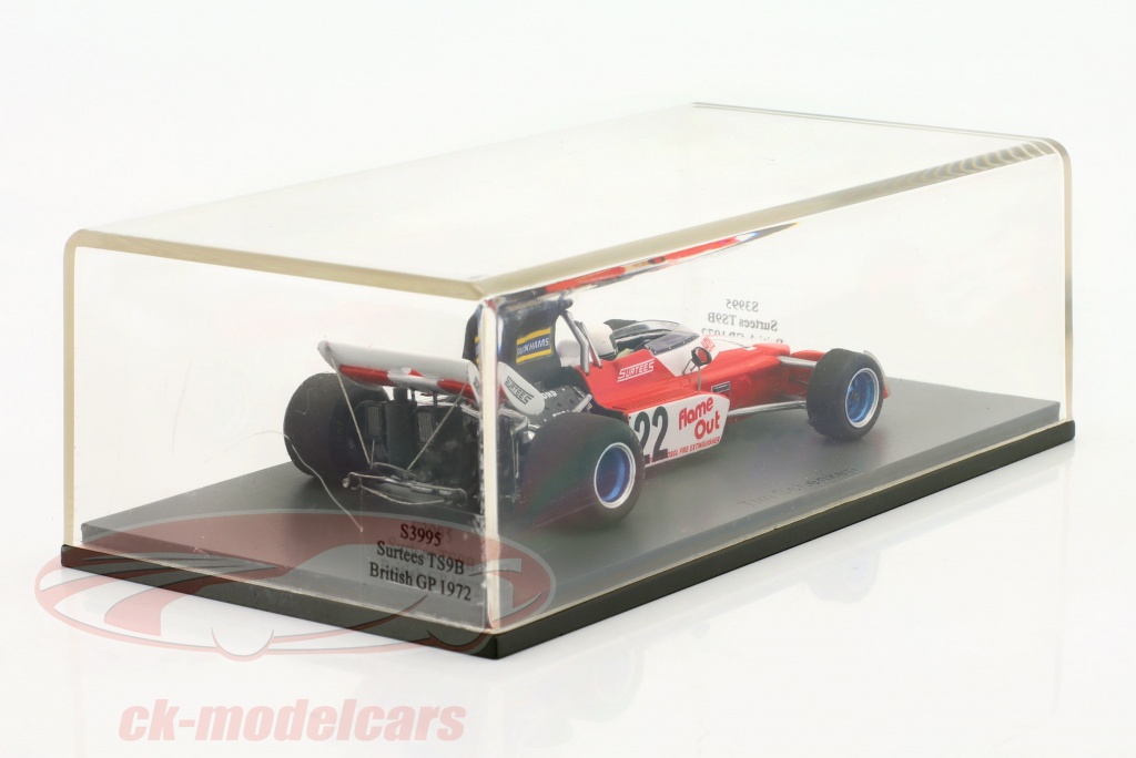 SPARK S3995 SURTEES TS9B N°22 GP Angleterre 1972 Tim Schenken 1/43