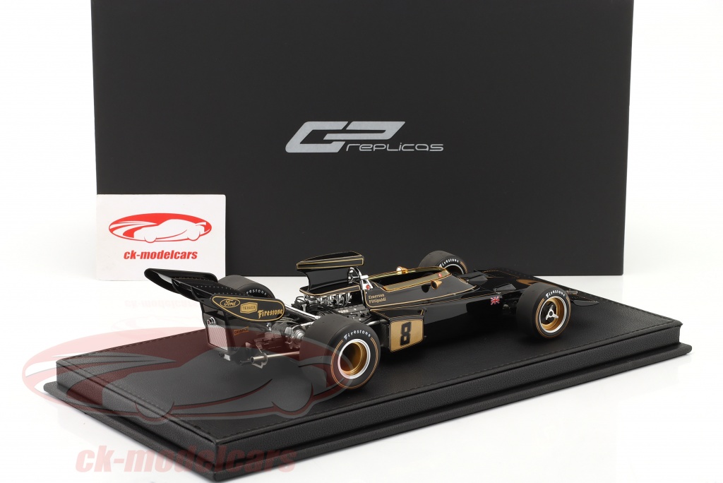 GP Replicas 1:18 E. Fittipaldi Lotus 72D #8 勝者 イギリス人 GP 