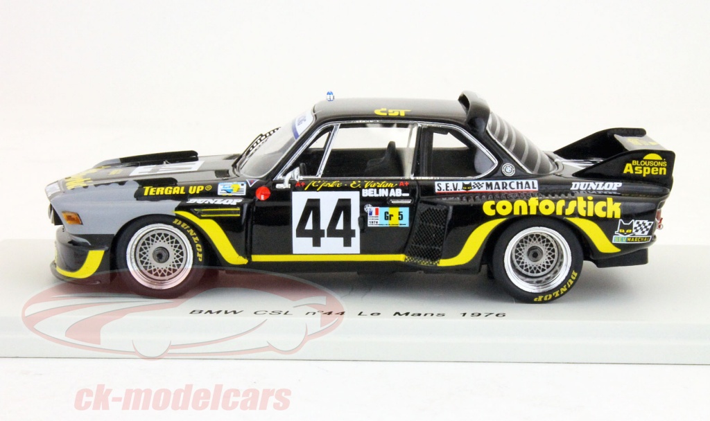 BMW CSL 1976 チャンピオンシッププロダクションションミニカー 1/43 スパーク SF001 BMW CSL チャンピオン プロダクション 1976