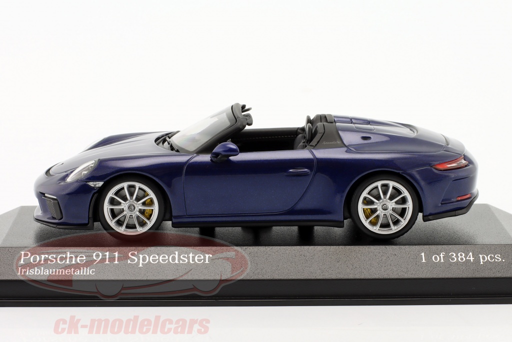1:43 MINICHAMPS Porsche 911 (991) Speedster Dark Red