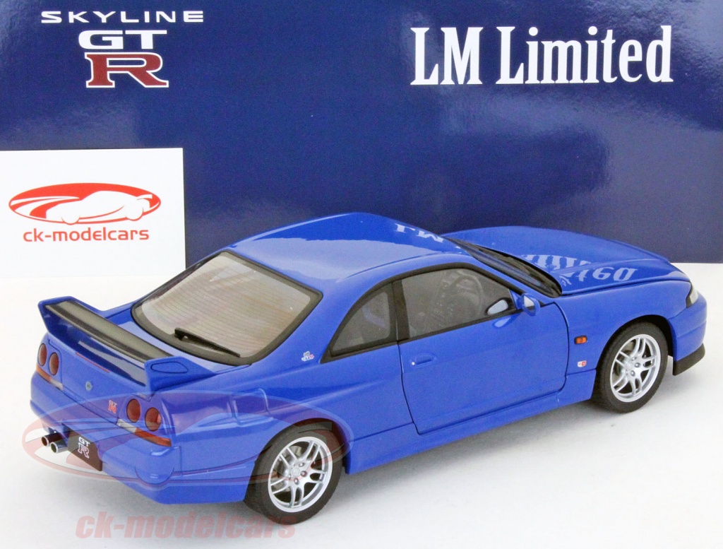 1:18 Autoart NISSAN SKYLINE GT-R V Spec LM LIMITED (R33) Rare, new 