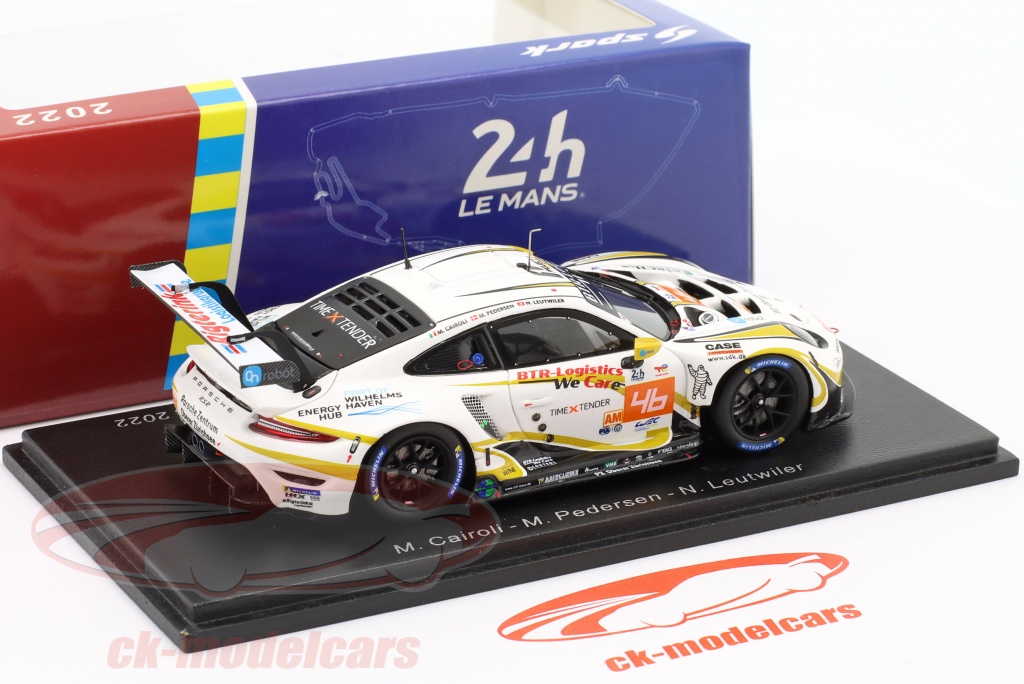 Spark S8648 1/43 PORSCHE 911 RSR-19 NO.46 TEAM PROJECT 1 24H LE MANS 2022