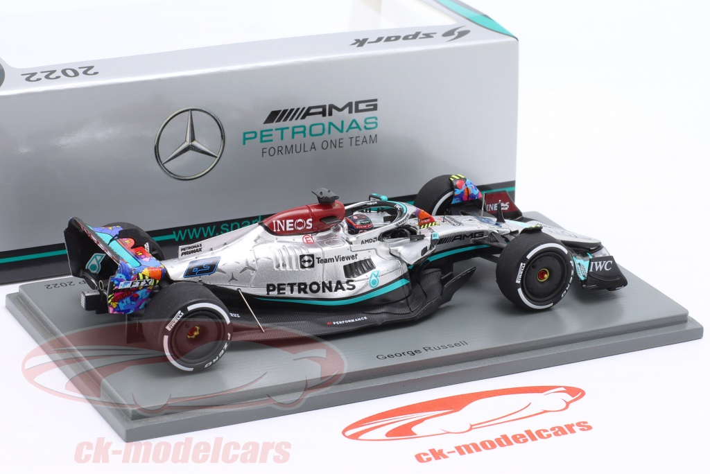 Mercedes F1 W13 #63 George Russell Brazil GP 2022 1st Win – Spark