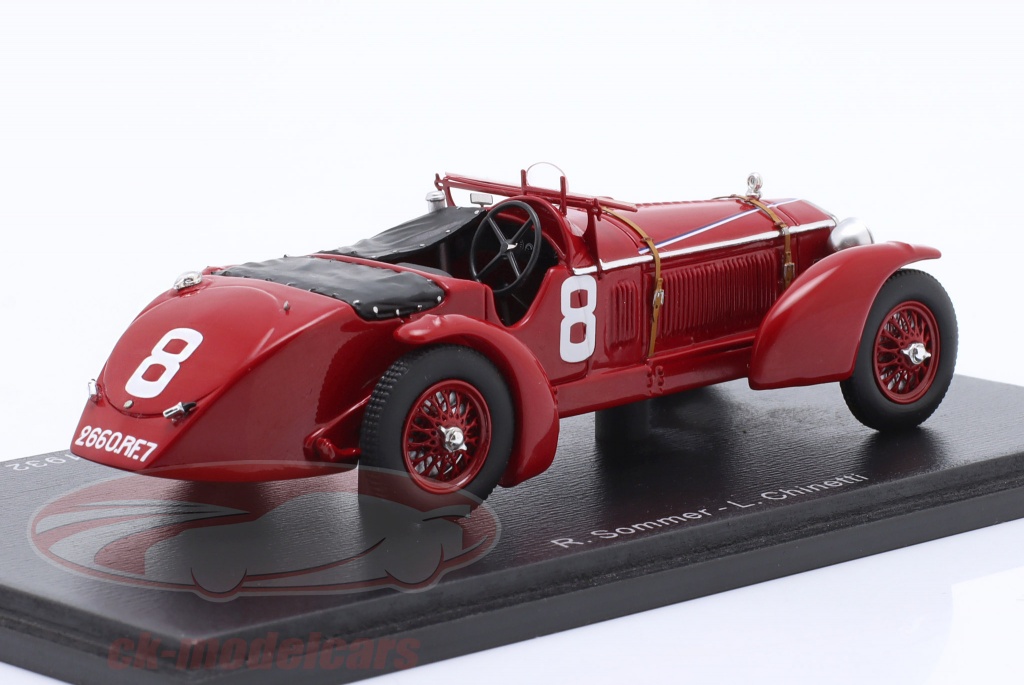 ALFA ROMEO 8C Winner 24H Le Mans 1932 Sommer Chinetti #8 43LM32 Spark 1/43 EUR 81,90 - FR