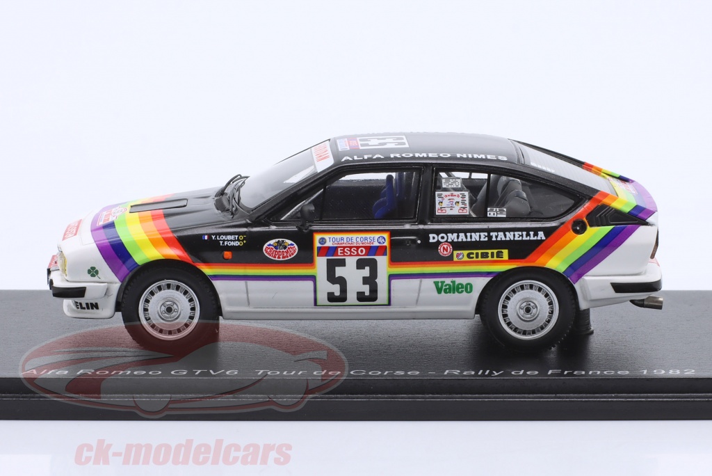 1/43 ALFA ROMEO Alfetta GTV6 Rally de France Tour de Corse 1986 #15 B
