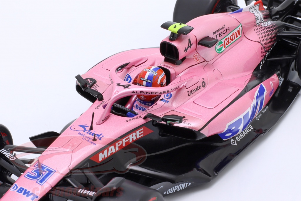 Miniature Solido Alpine A522 – GP Arabie Saoudite 2022 – Échelle 1/18 – Vert
