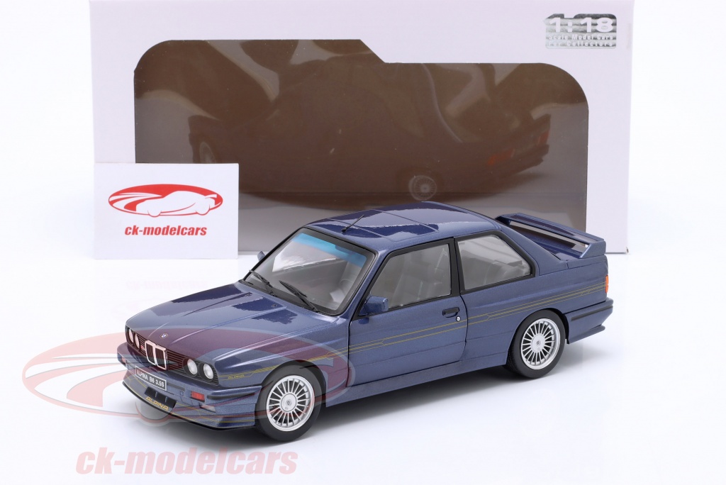 Modèle Réduit BMW Alpina B6 3.5 S 1990 - Solido 1:18 - Bleu Mauritius