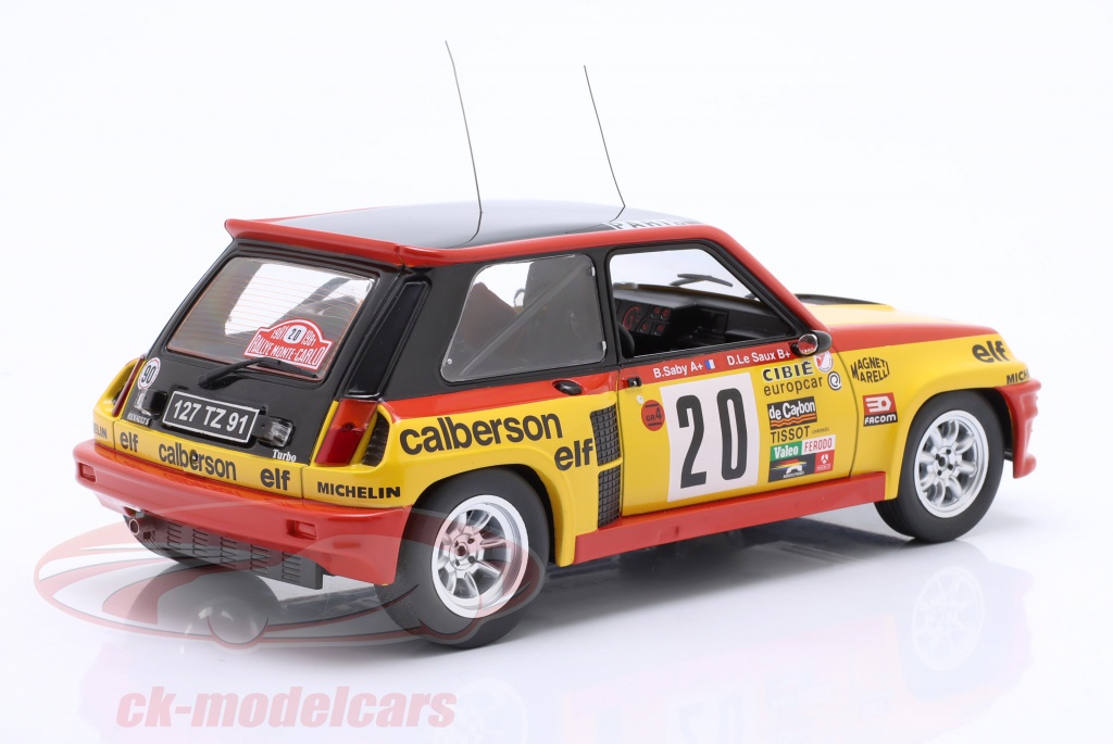 RENAULT 5 Turbo No 20 Rally Monte Carlo, Saby/Le Saux (1981), Calberson