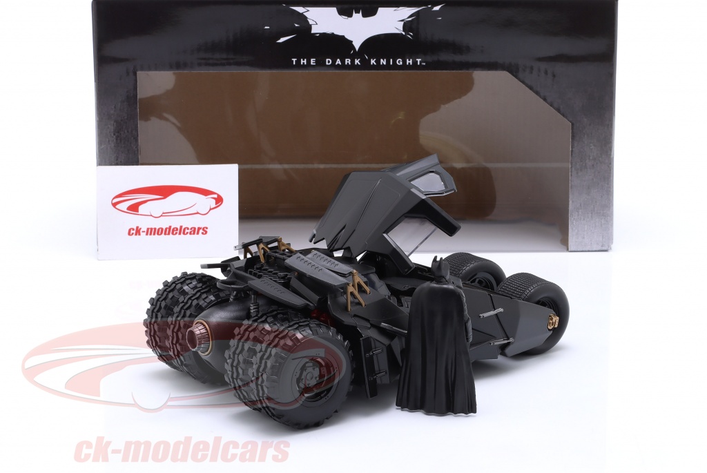 Batmobile The Dark Knight 1:24 Par Jada Toys - Avec Figurine Batman - Voiture Métal Collection