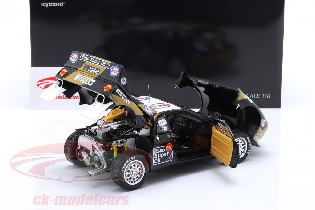 Kyosho 1:18 Lancia Rally 037 F.Tabaton Targa Florio 1985 Esso Nr.3 : . fr