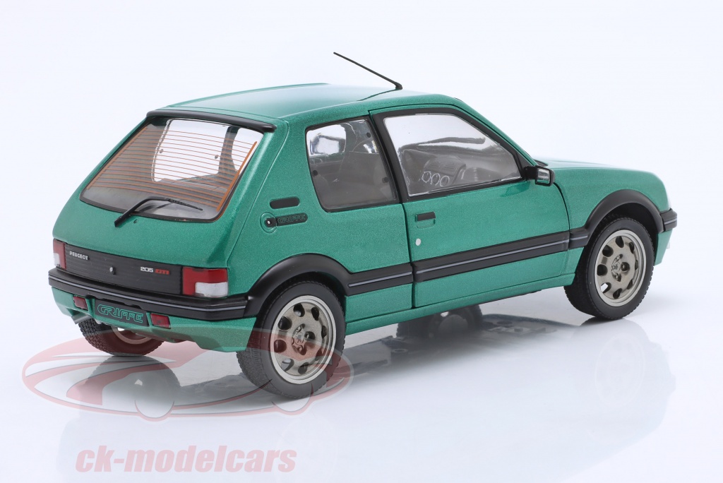 PEUGEOT 205 GTI 1.9 GRIFFE 1992 1/18 VOITURE MINIATURE SOLIDO - Une de Sauvée, 2
