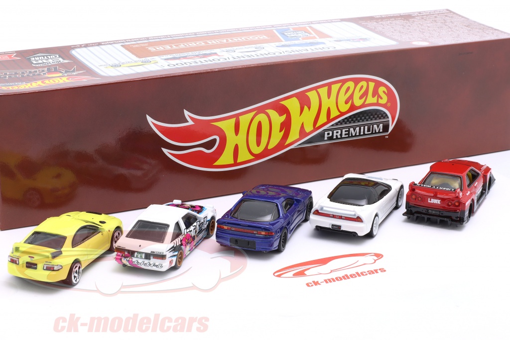 HotWheels 1:64 5-Car Set Mountain Drifters in Container-Packung HFF43