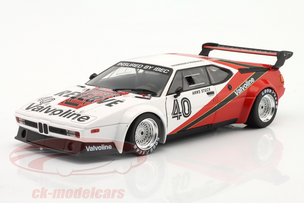 WERK83,BMW M1 #40 Gagnant du GP de Monaco 1980 H.J.STUCK, 1/18, WEK