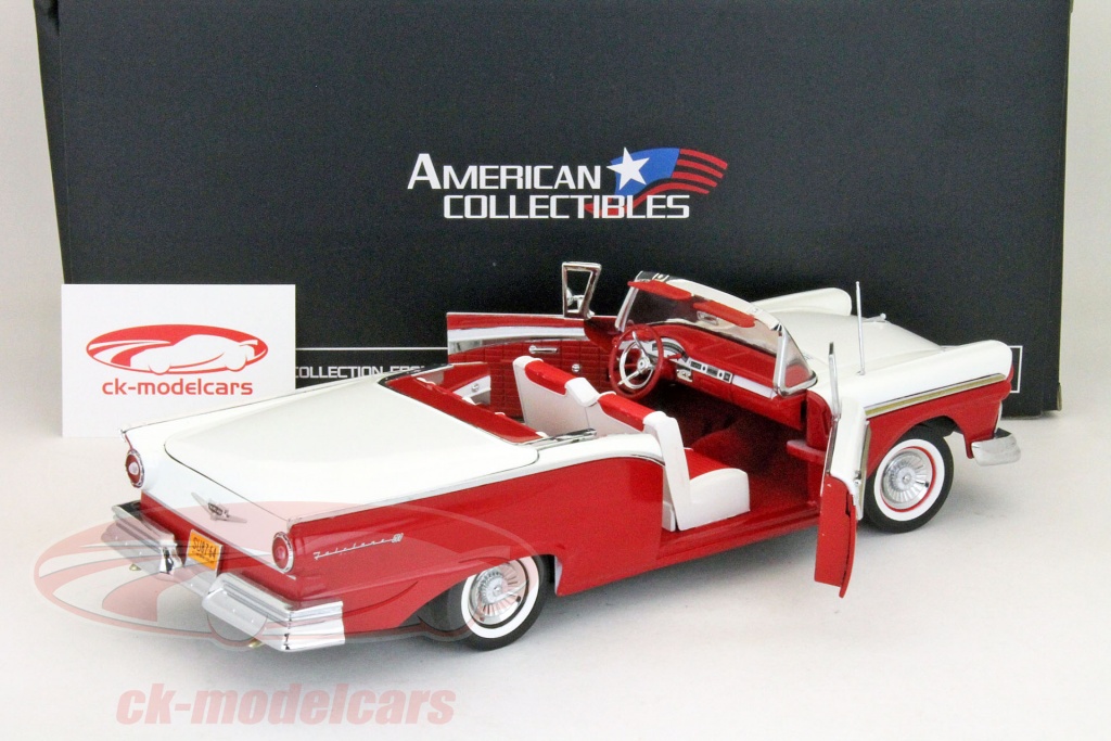 Sun Star Models 1:18 フォードFairlaine 500スカイライナー炎赤/赤白 