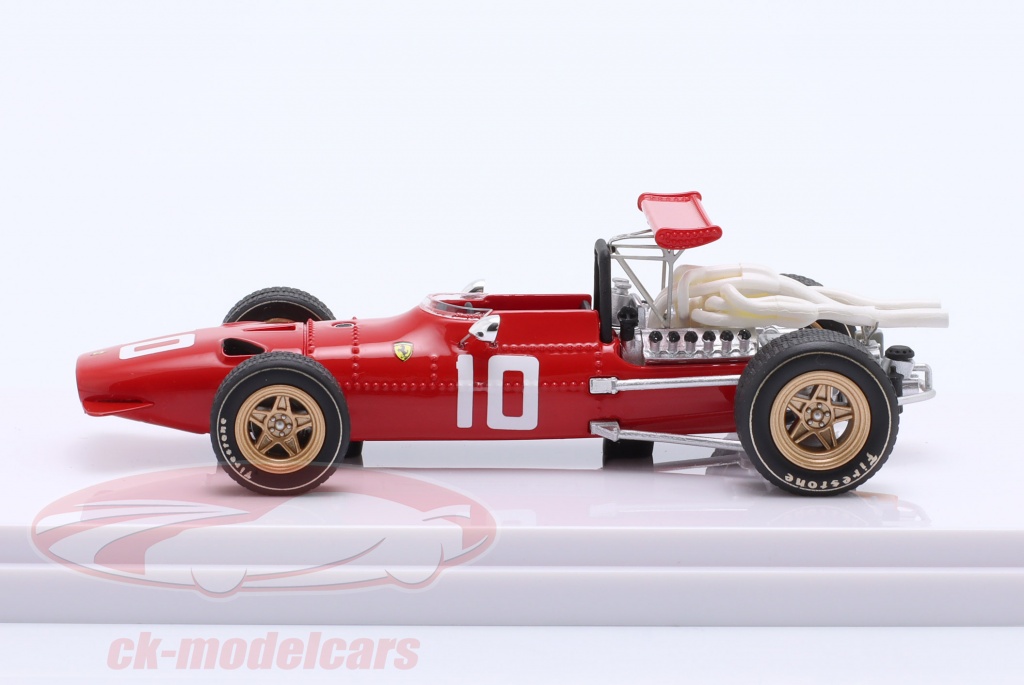 Figurine Ferrari F1 312 1968 Jacky Ickx - échelle 1/43 Hachette - Voiture Diecast Avec Présentoir