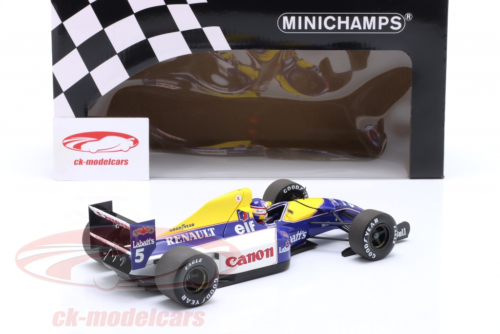 Figurine Nigel Mansell 1/18 – F1 – GP Replicas / Vroom / Exoto – Résine