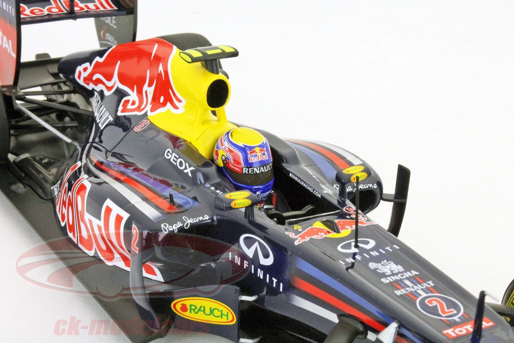 Minichamps 1:18 M. Webber Red Bull Renault RB8 Showcar Formula 1 2012 ...