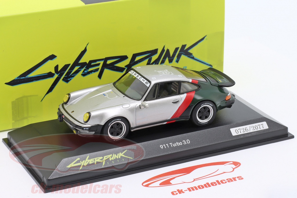 Porsche 911 Cyberpunk 2077 Sur base Carrera RS 3.0 Spark 1/18