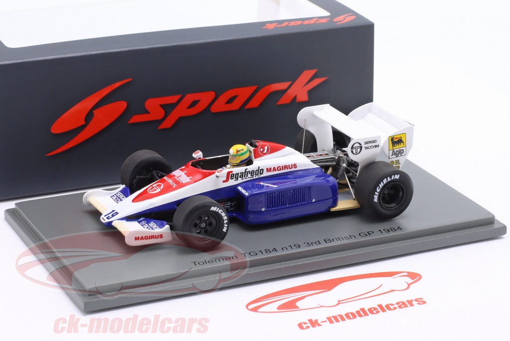 Formule 1 TOLEMAN TG184 Ayrton Senna 1984 Portugal 1/24