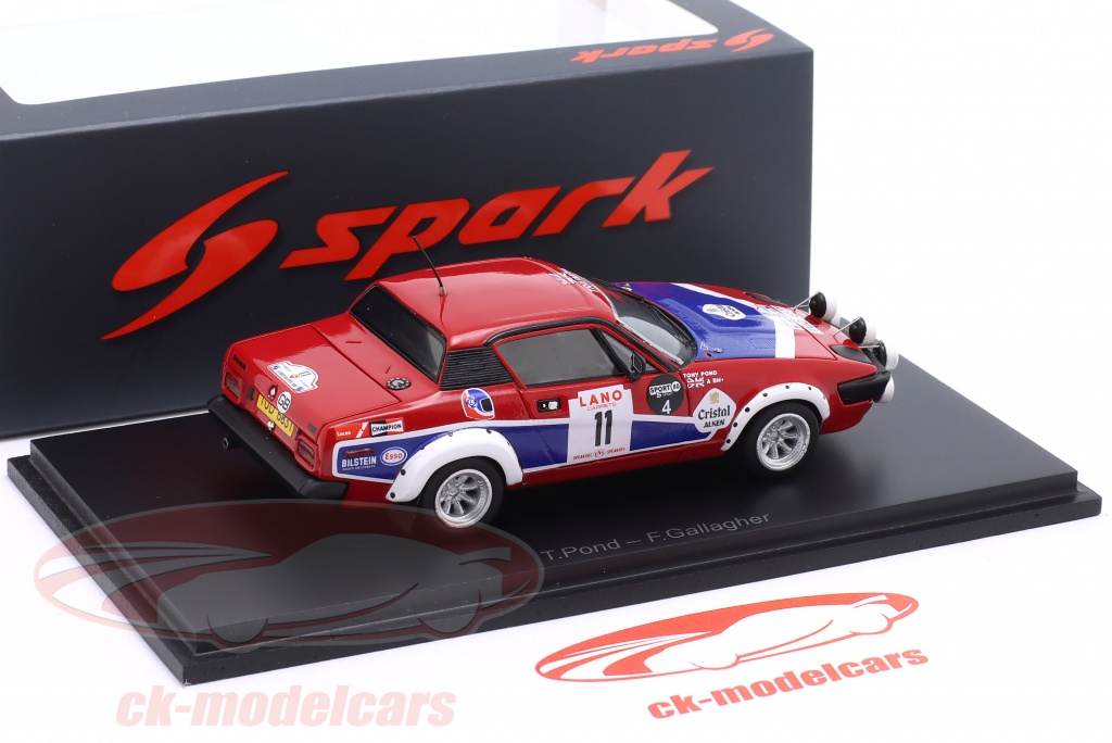 Modèle Réduit 1:43 SPARK - Triumph Tr7 #11 Vainqueur Du Rallye 24H Ypres 1980 (Pond/Gallagher)
