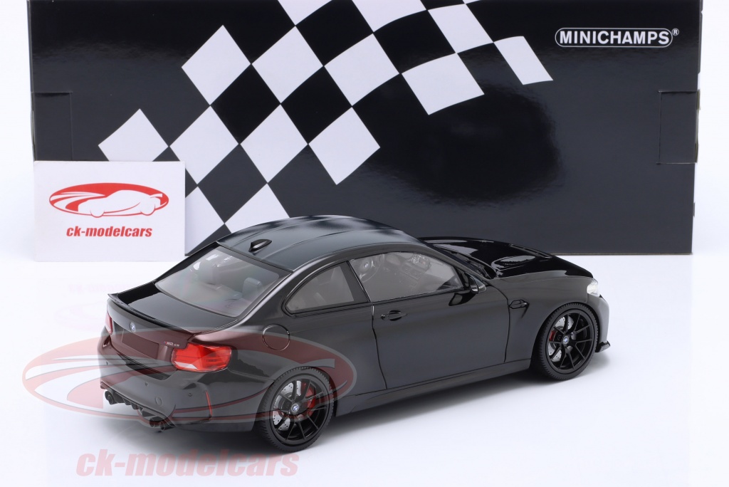 Minichamps 1:18 BMW M2 CS (F87) 2020 black metallic / black rims 