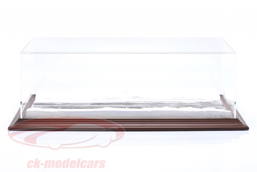 Vetrina Porta Baseball In Acrilico Con Base Legno Noce: Espositore Trasparente Per Palline Da Collezione - 2