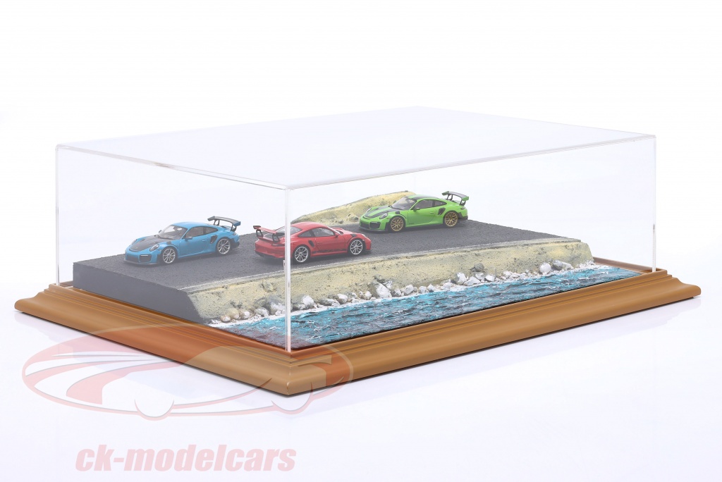 Naconmlet Acryl vitrine met Spiegel, acryl display case,showbox, displaybox voor modelauto's, figuren, Modelling, Actiecijfers,verzamelstukken, zelfmontage(30*20*20cm