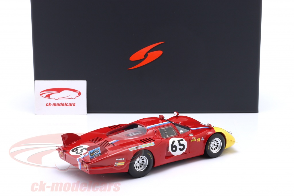Alfa Romeo T33/2, #65, 24 Hrs of Le Mans 1968, S Trosch, K von Wendt