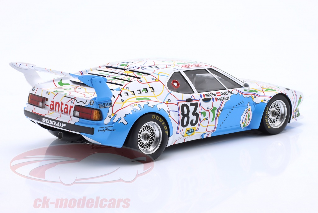 1:18 Spark BMW M1 Le Mans 24H 1980 #83 BMW France Quester/Pironi/Mignot