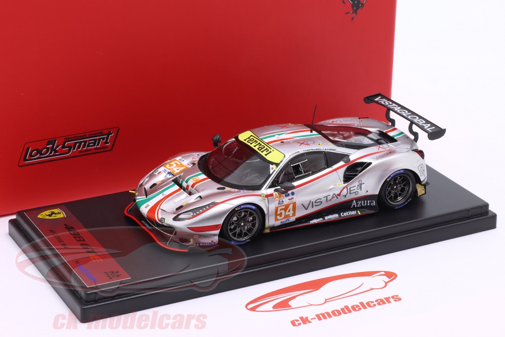 Modellino In Miniatura Ferrari 488 1/43 Look Smart GTE Evo No.51 AF Corse 24h Le Mans 2018 A Pier Guidi J Calado D Serra