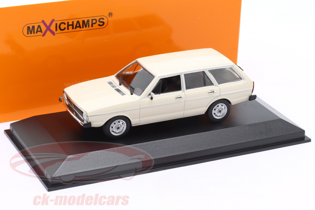 Miniature Volkswagen Caddy Maxi Life TDI 2007 – Minichamps 1:43, Blanche