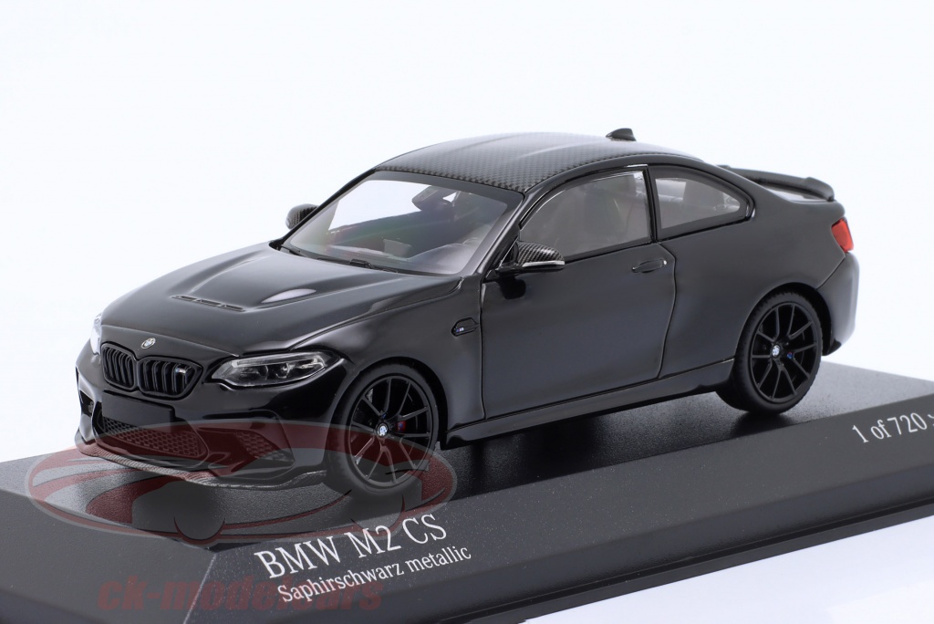 Minichamps 1:43 BMW M2 CS (F87) Bouwjaar 2020 saffier zwart