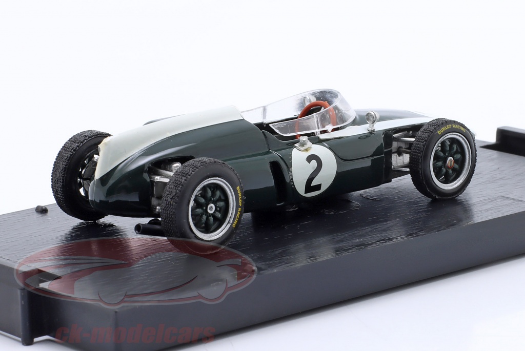 Miniature Brumm Cooper F1 T53 Maserati N°62 - GP Italie 1961 L.Bandini - 1/43