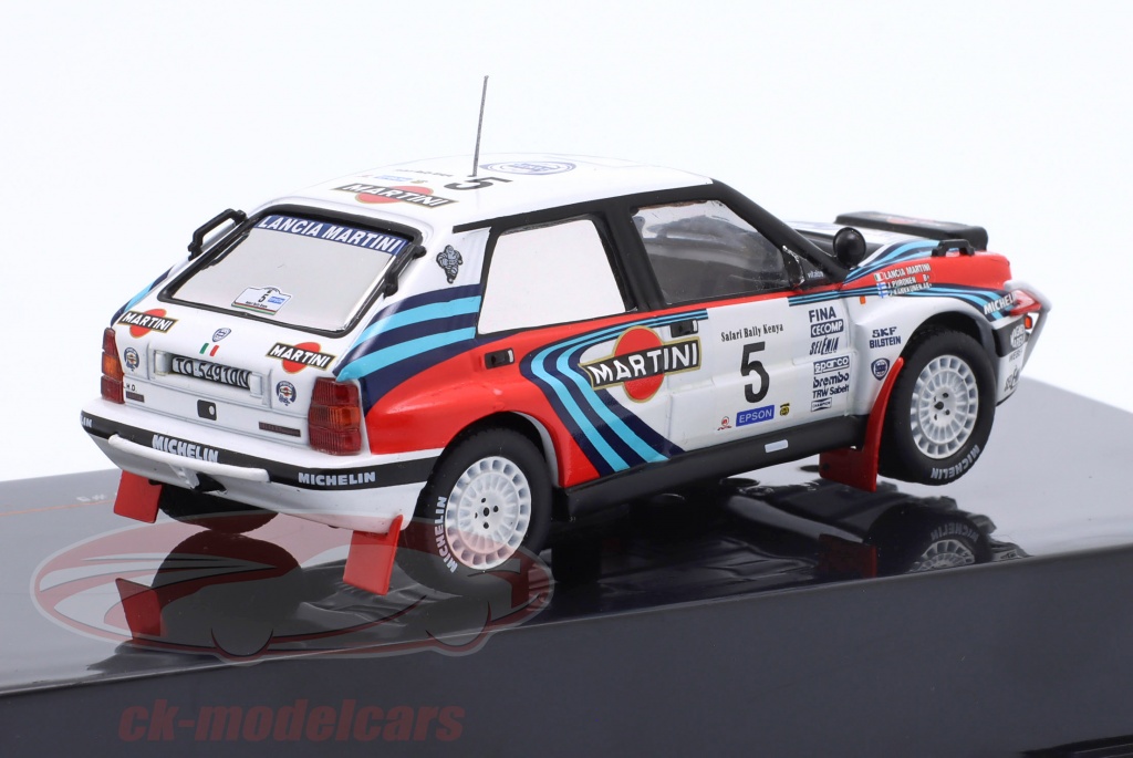 Lancia Delta Integrale 16V #4 Rally Bohemia 1989 Ferjancz au 1/43 de IXO RAC437