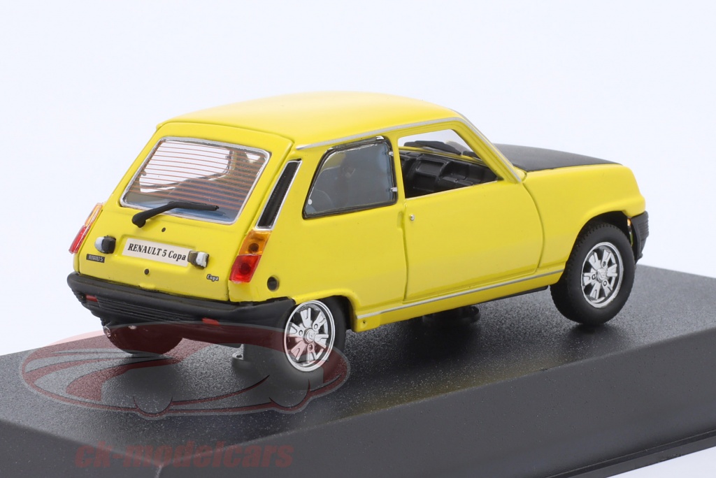 Voiture de 1980 couleur jaune - RENAULT 5 Copa