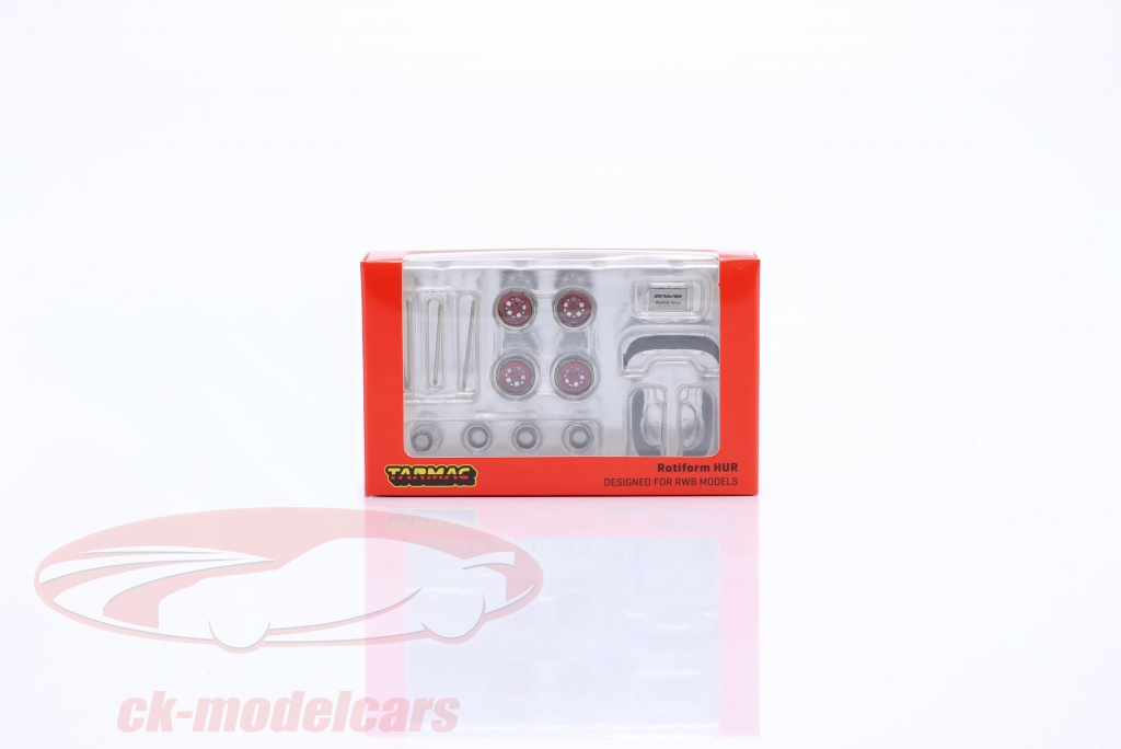 Tarmac Works 164 Rotiform HUR Pneumatici E cerchi Set con Accessori